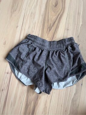 lululemon athletica Heathered Gray Hotty Hot Shorts
